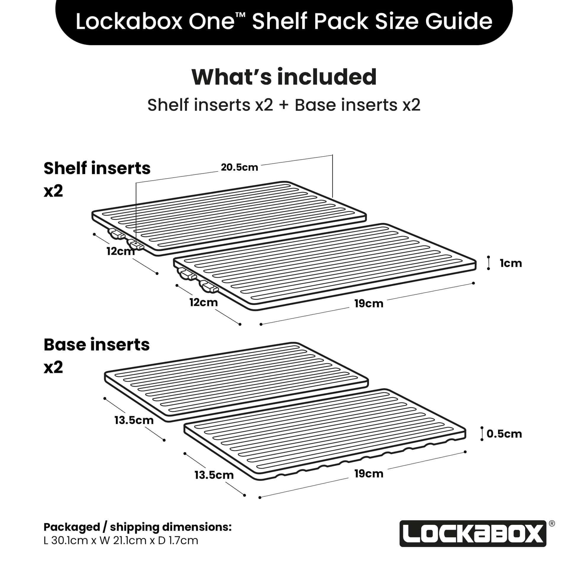 Lockabox One™ Shelf Pack