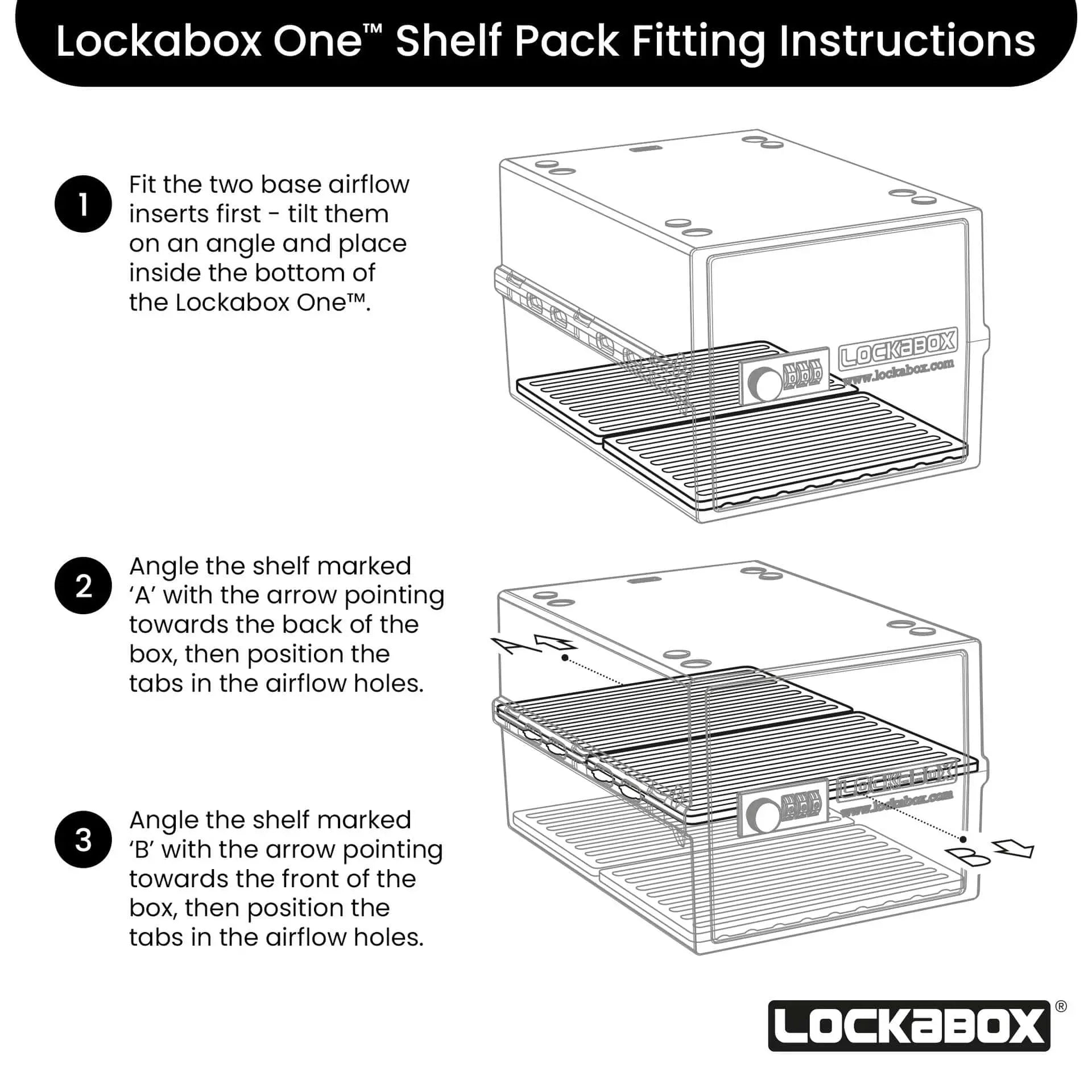 Lockabox One™ Shelf Pack Lockabox