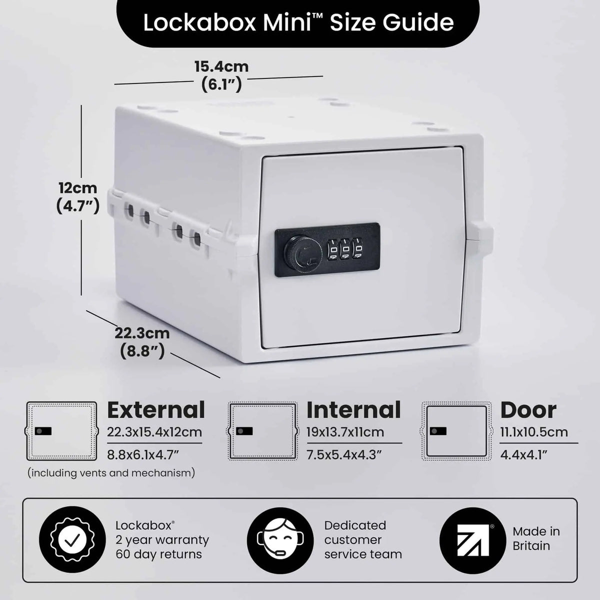 Lockabox Mini™ Lockable storage box | Lockabox