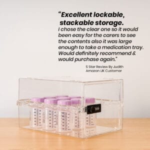 Medicine Safe - medicine storage for carers medicine lockable box