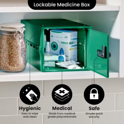 Lockabox - Lockable Storage Box for Food, Medicine, Electronics, and More,  Secured Utility Lockable Storage Containers, Reliable