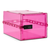 Pink lockable storage box