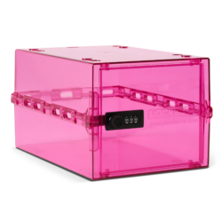 Pink Lockable Box - Lockabox One Azalea
