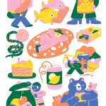 Lauren Morsley - Food Sticker Sheet