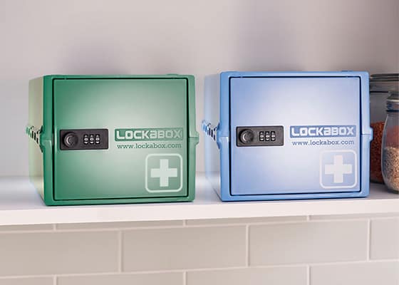 Clear Lock Box,Locked Medicine Storage,Medicine Box Organizer Storage,Refrigerator Lock Box for Food Snack Safe,Medication Lock Box,Medicine Safe