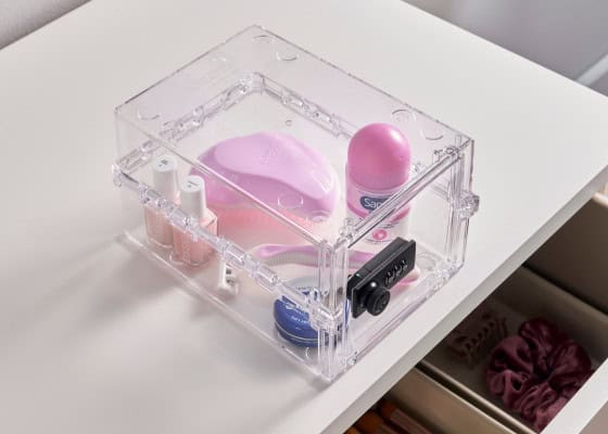 Lockabox Mini Crystal - Locklabe Storage Boxes