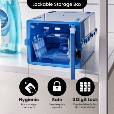 Lockable Medicine Cabinet - Lockabox Mini™ Medi