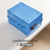 Small Lockable Medicine Box - Lockabox Mini™ Medi Blue