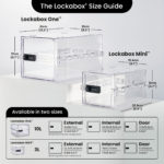 Lockabox One & Lockabox Mini Crystal Size Diagram
